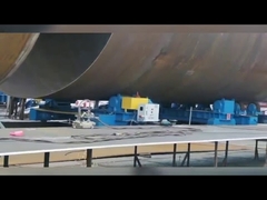 Сборка и сварка башен для морских ветряных электростанций, вращающиеся роликовые опоры