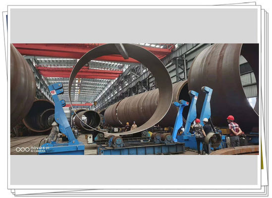 Танк сосуда 1000mm эллипсиса поворачивая линию Rolls растя
