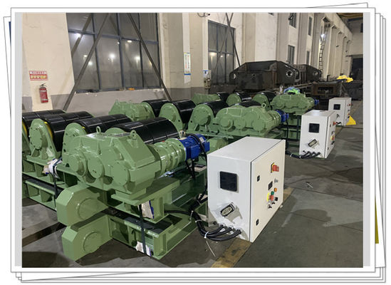 Оффшорная траверза 200t сваривая поворачивая Rolls с резиновым ISO CE покрышки
