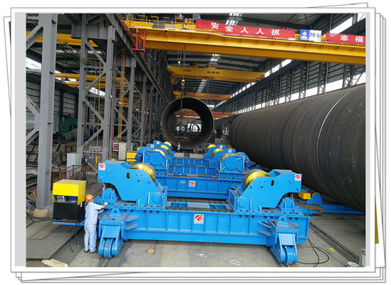 растя сваривая линия изготовления учреждения Monopile вращателя 1200t